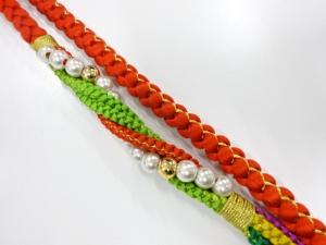 正絹　振袖用　手組帯締め